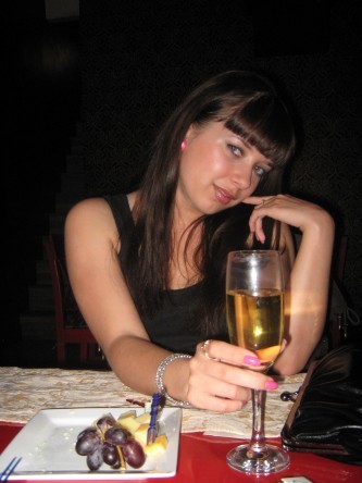 снег