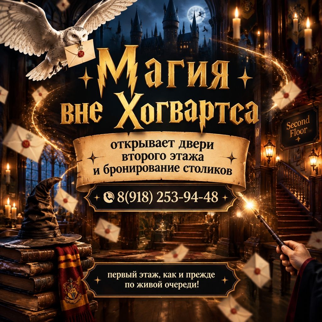 ✨ Магия вне Хогвартса открывает двери второго этажа! ✨