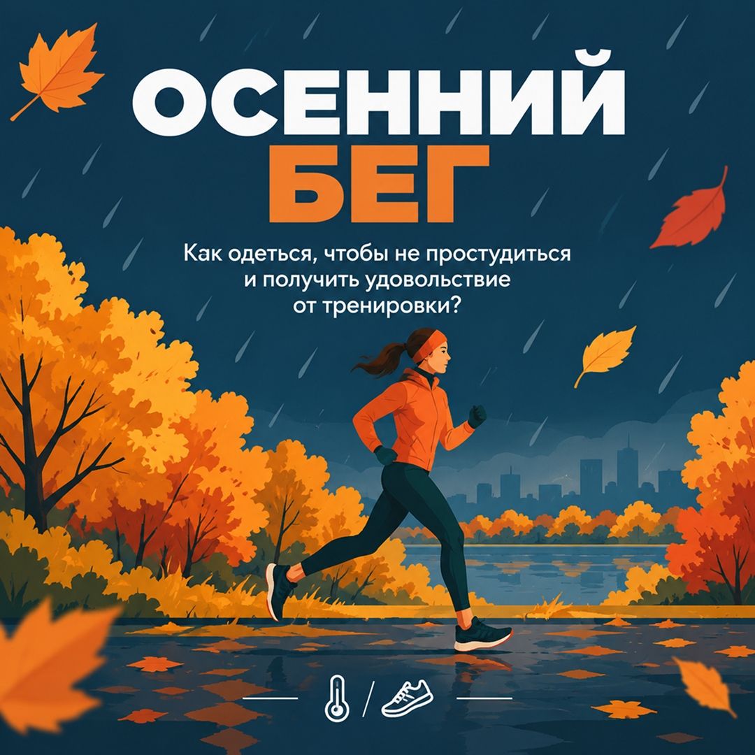 Правила осенней экипировки для бега в любую погоду