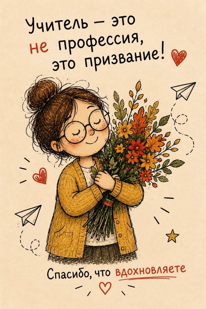 Поздравление учителям от Центра культуры учащейся молодёжи