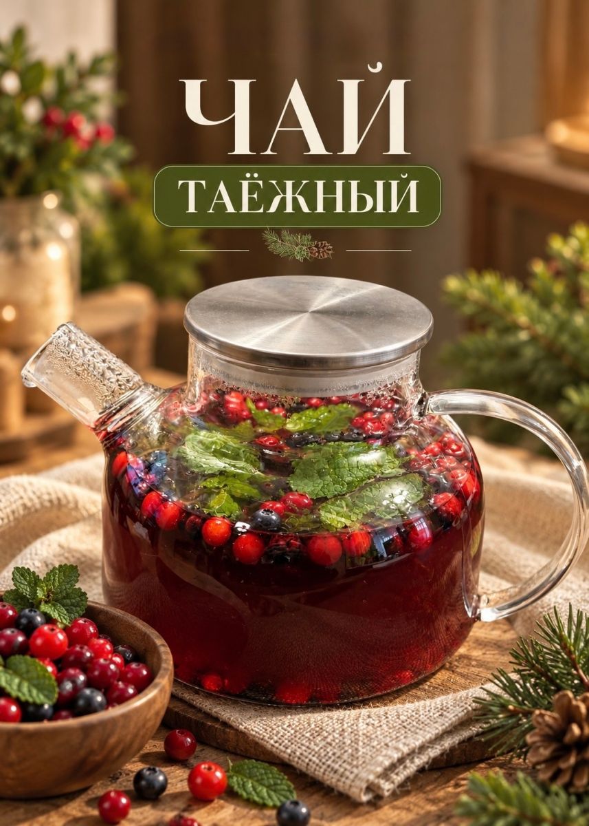 Грильяж в Омске: согревающий чай «Таёжный» за 360 ₽
