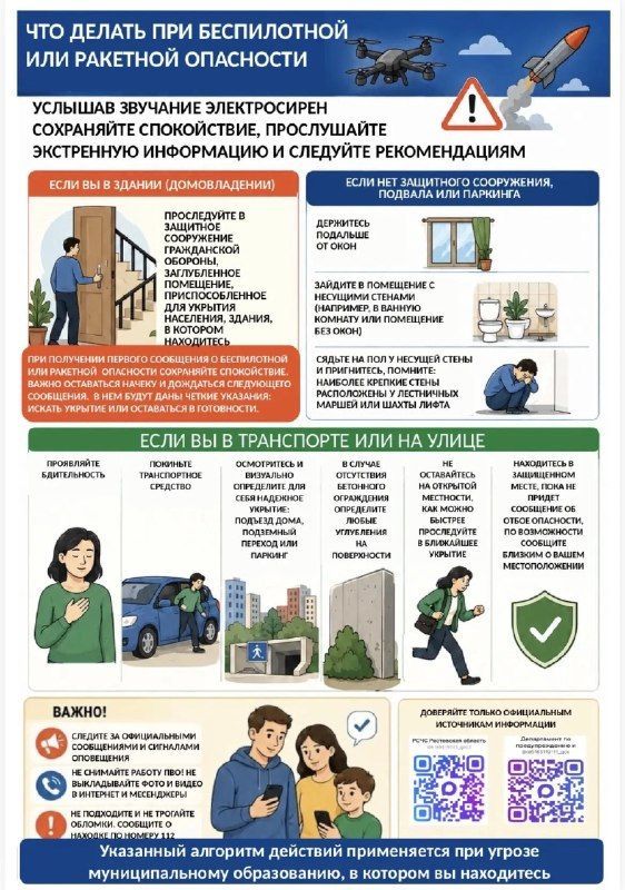 Новый порядок оповещения о ракетной и беспилотной опасности