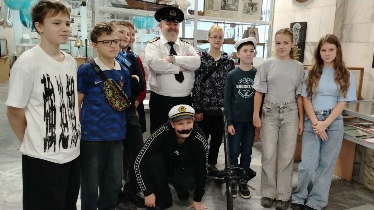 Школьники из школы № 78 побывали в Музее речного флота