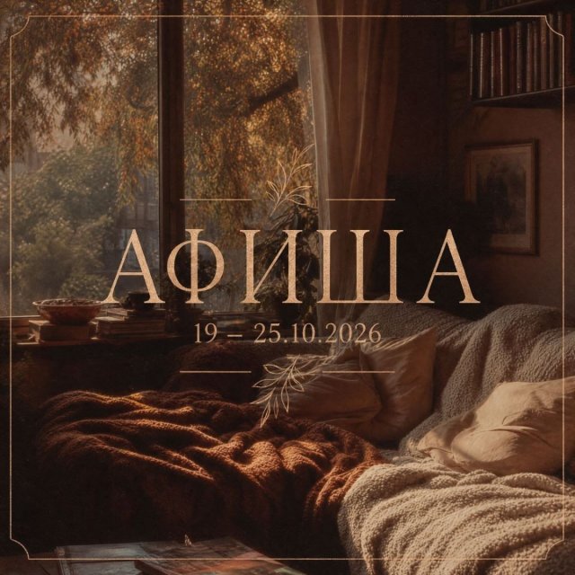 Афиша 19–25.10.2026