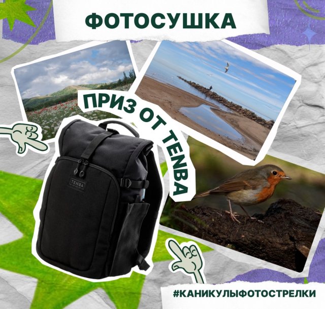 Фотосушка и конкурс с фоторюкзаком в «Арт Ель» до 30 октября