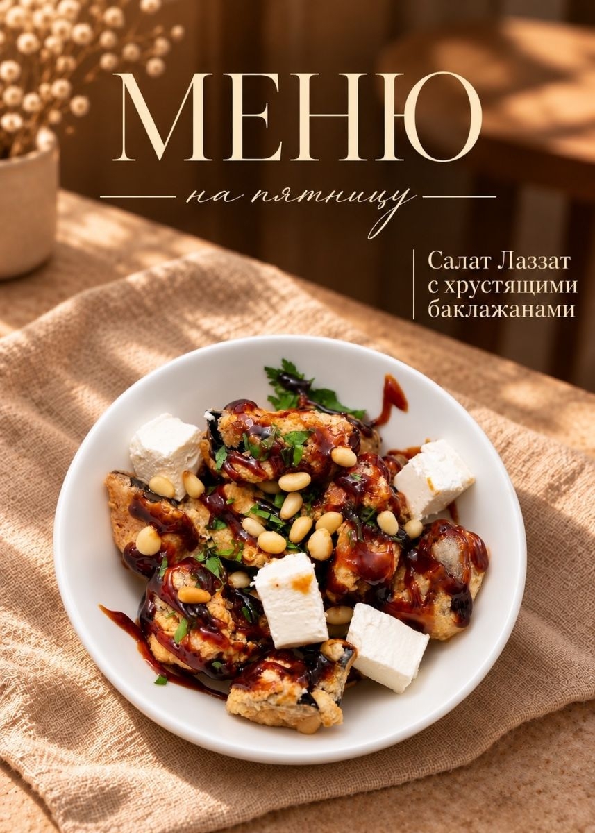 Меню на 9 октября (пятница)