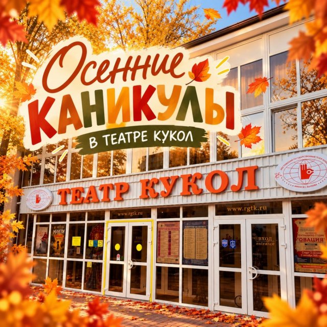 Осенние каникулы? Встречаемся в театре кукол!