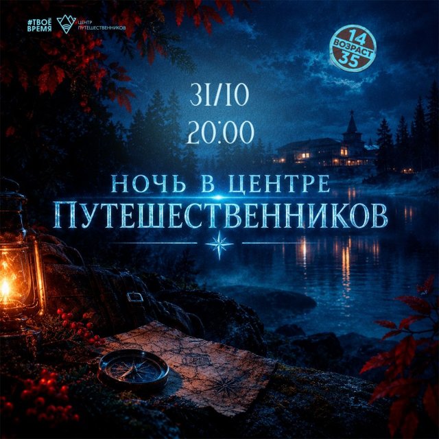 Ночь в центре путешественников