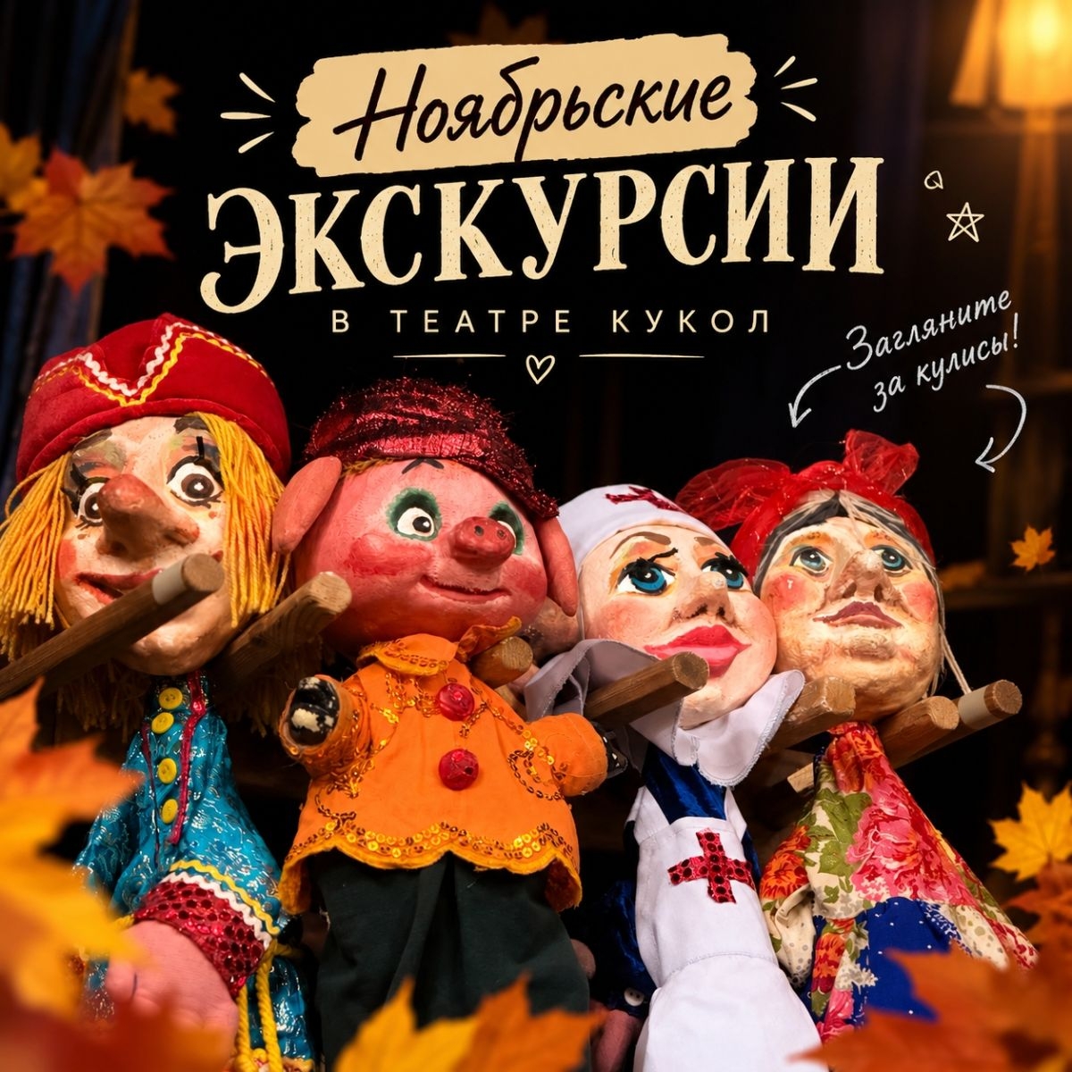 Ноябрьские экскурсии в театре кукол!